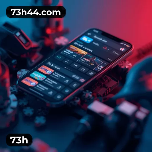 Saldo e bônus exibidos no lobby do app 73h